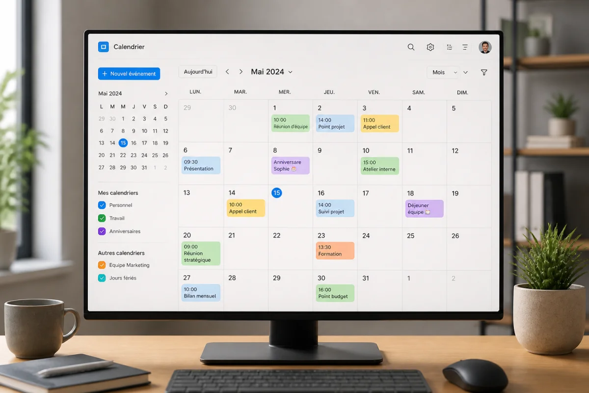 widget agenda google