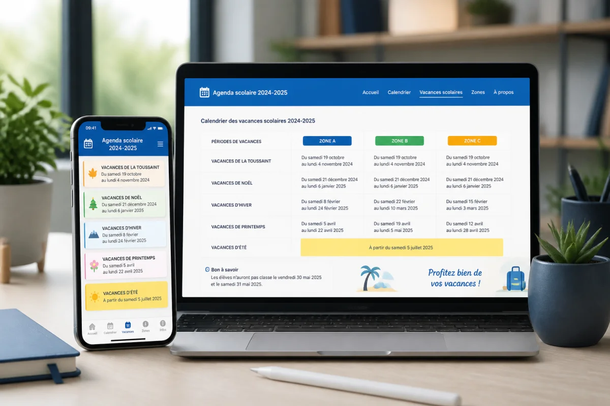 vacances scolaires agenda google