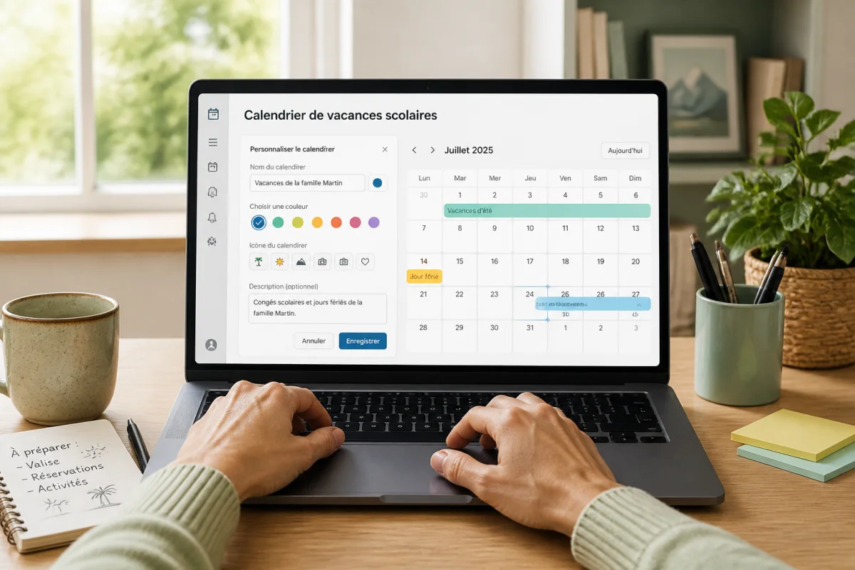 vacances scolaires agenda google