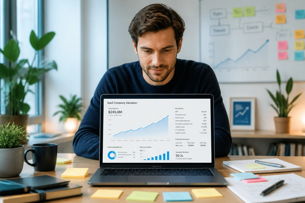 valorisation startup saas