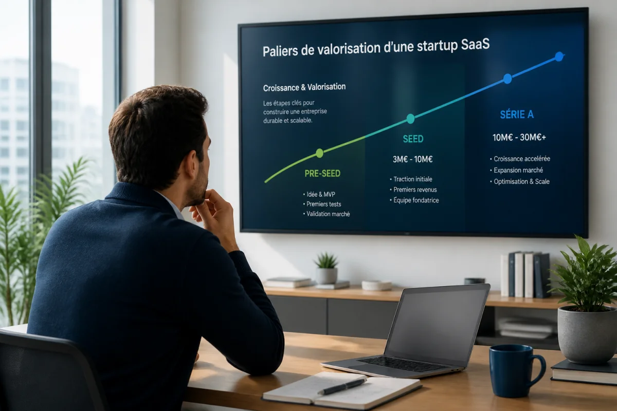 valorisation startup saas