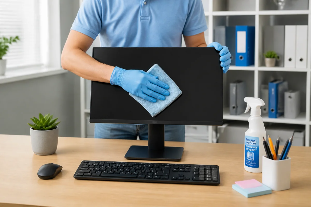 Hygiène du poste de travail au quotidien